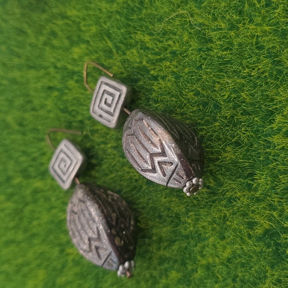Unique Sterling‎ Earrings Brutalist E1039 main image 2